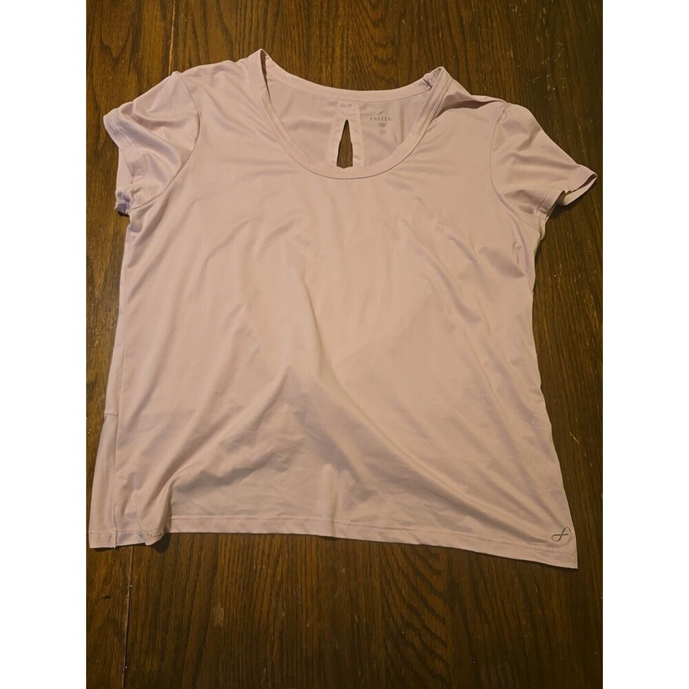 Freely Womens Top Sleeveless Cropped Athletic Yoga Workout PINK Size XL
